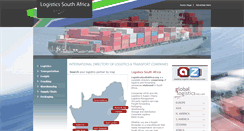 Desktop Screenshot of logisticssouthafrica.org