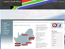 Tablet Screenshot of logisticssouthafrica.org
